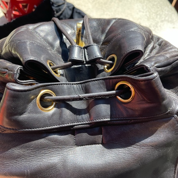 Vintage Chanel Backpack w/Lambskin Leather - Picture 6 of 16